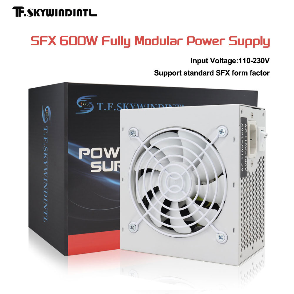 Pc Gaming Watt - THFSKYWINDINTL SFX 600W Alimentatore modulare completo