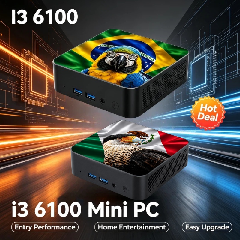 Pc Gaming I3 - Portatile da Gaming Potente con Bandiera