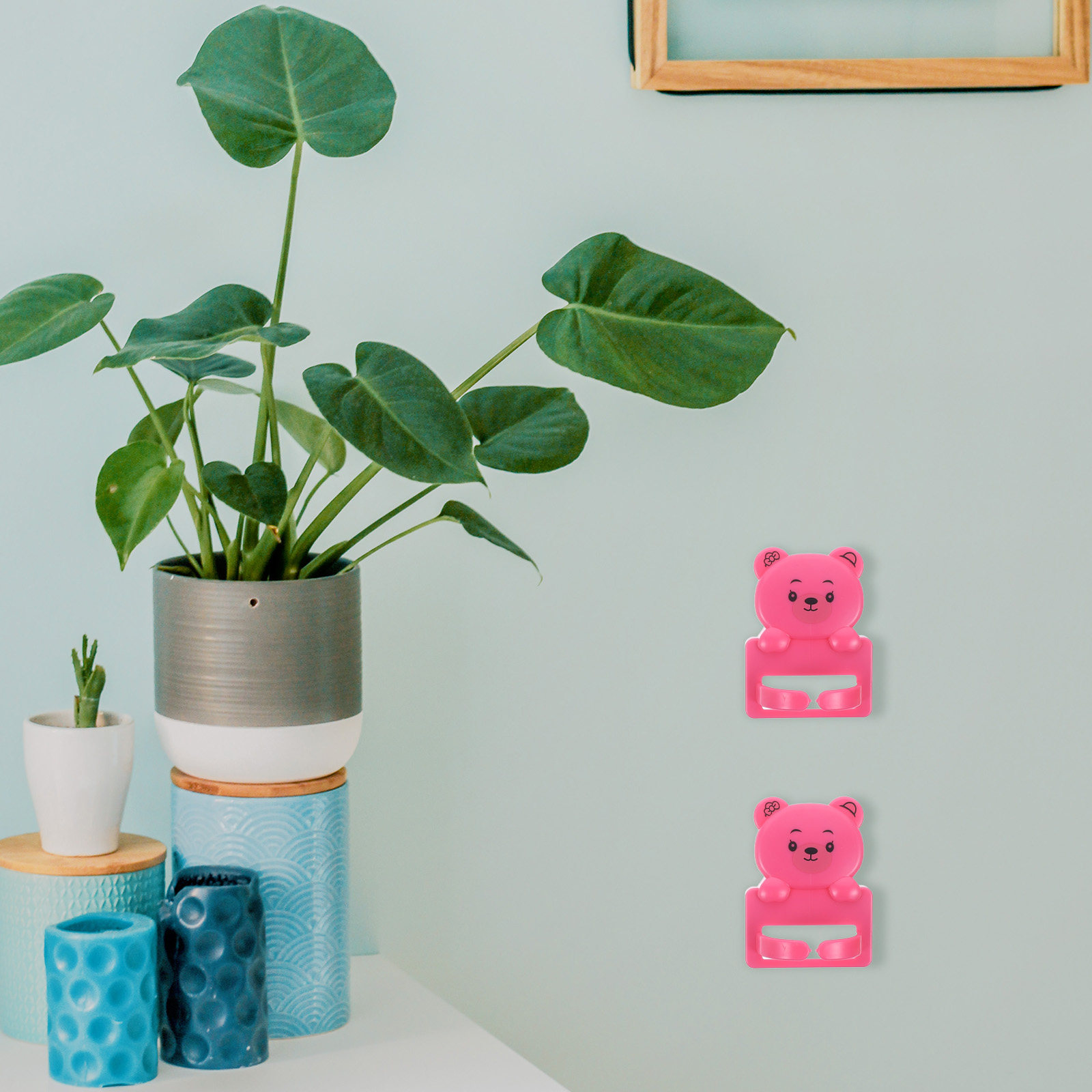 Desk Cable Organizer - 8 Pezzi Ganci a ventosa a