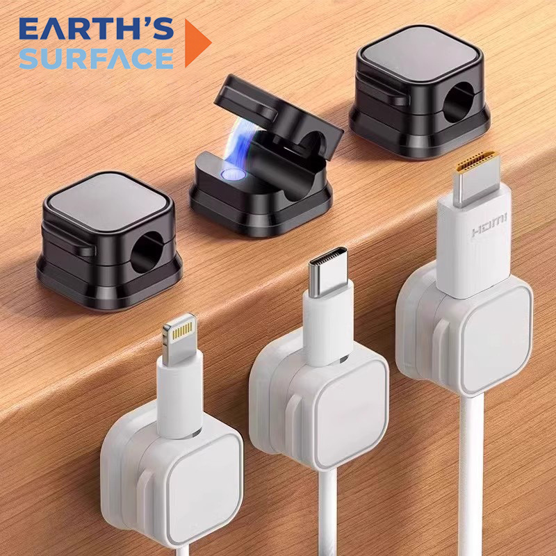 Desk Cable Organizer - Clip Magnetica per Cavi, Organizzatore Adesivo