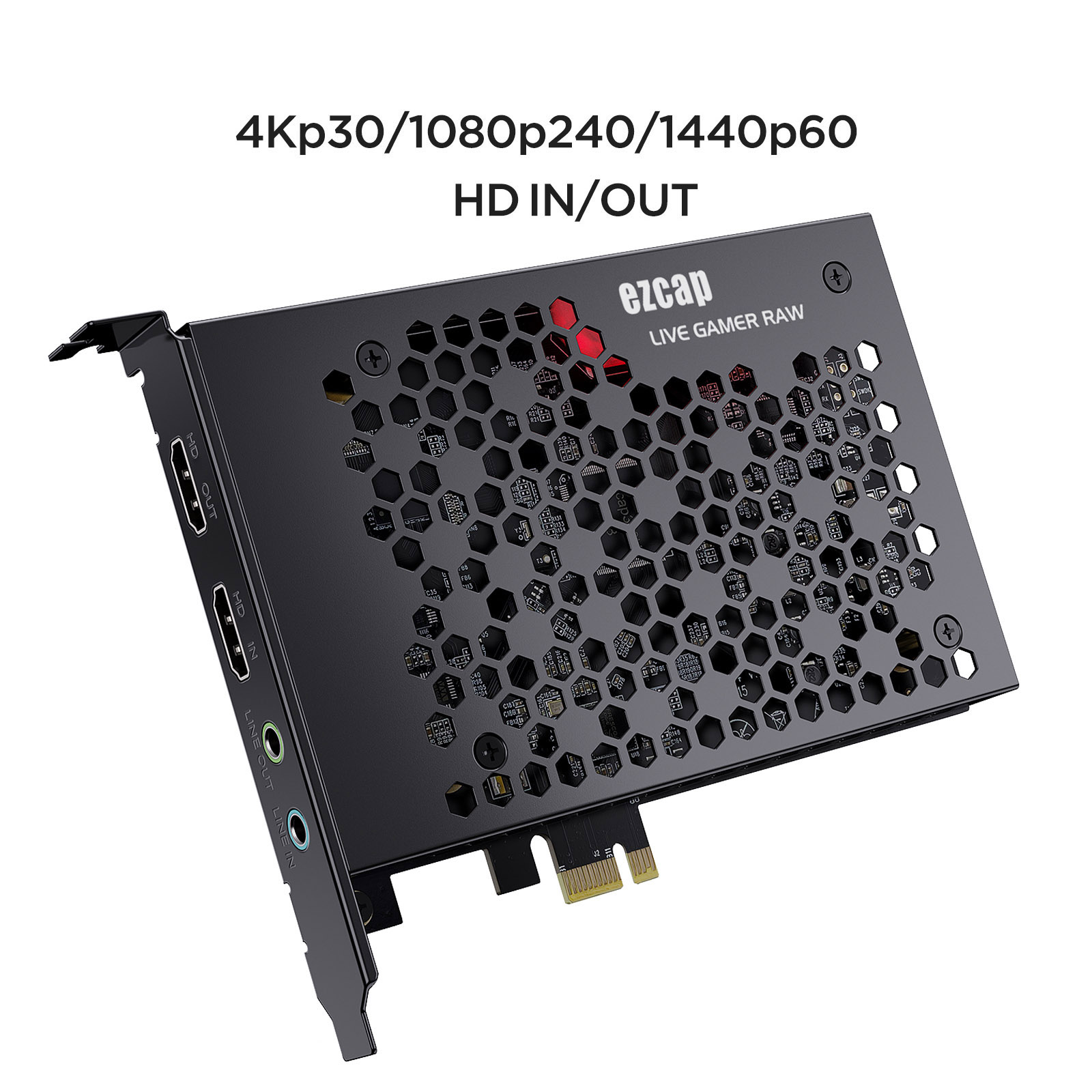 Capture Card Hdmi - ezcap324B Live Gamer Raw Scheda di