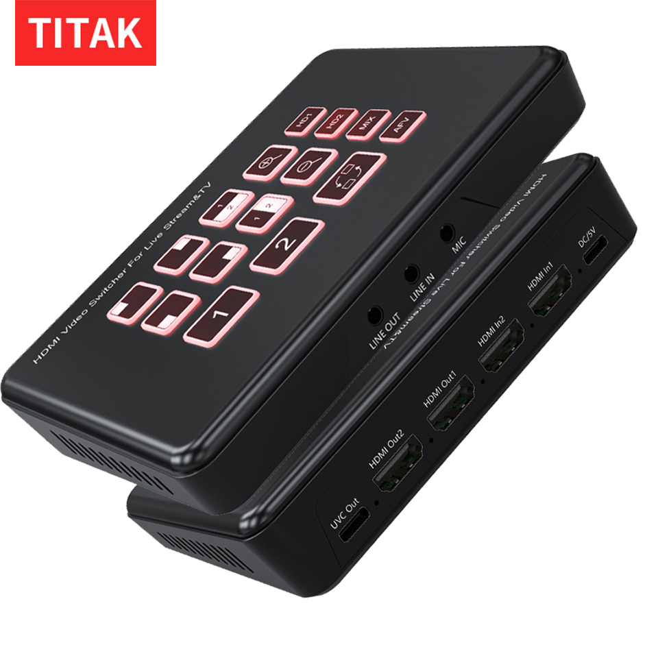 Capture Card Hdmi - Switcher mixer video streaming live HDMI