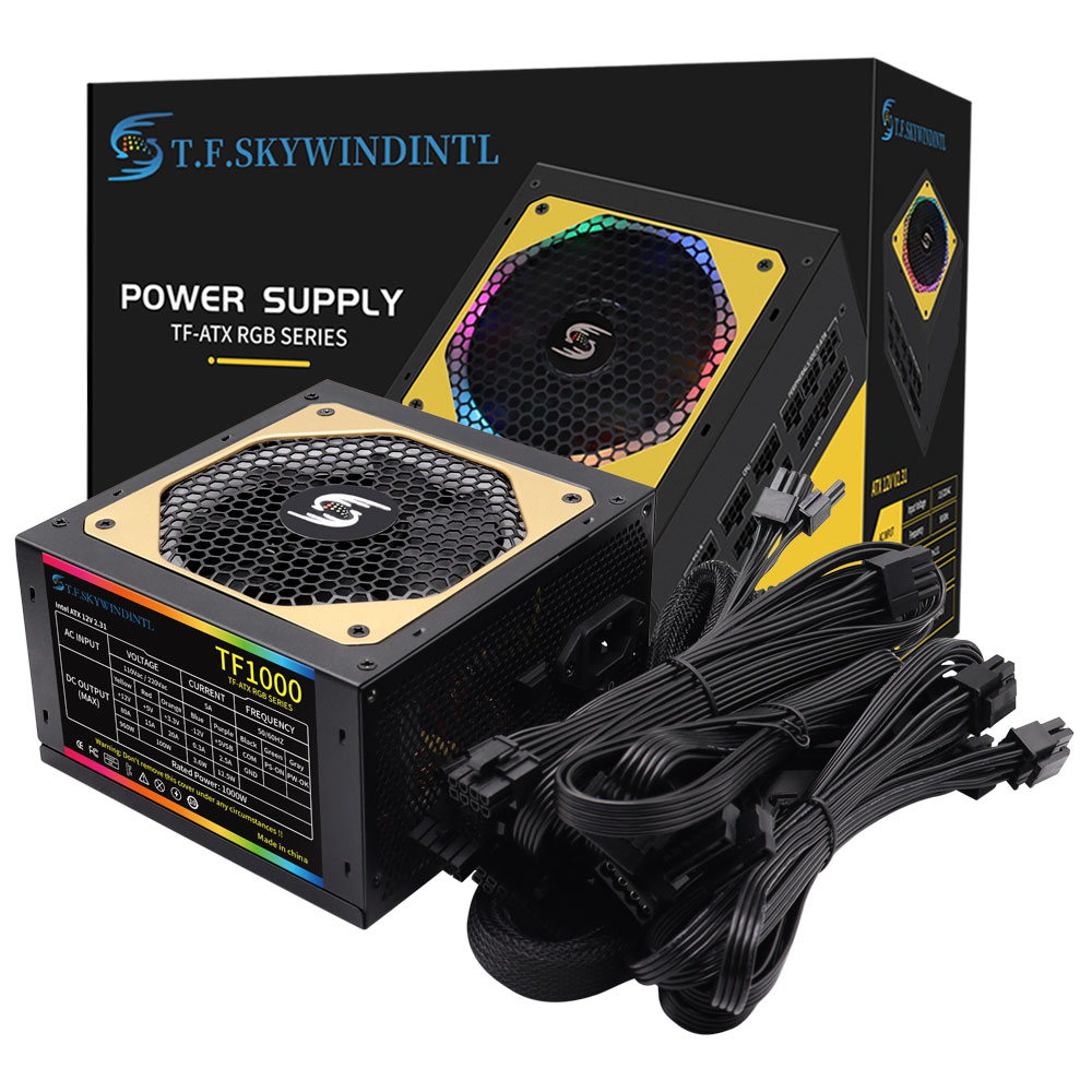 Pc Gaming Watt - T.F.SKYWINDINTL 1000 W Rgb ATX 1000