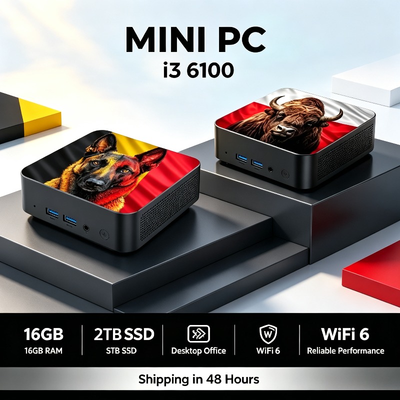 Pc Gaming I3 - Mini Computer Desktop da Gaming Intel