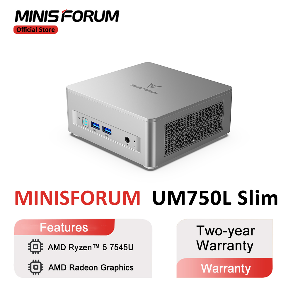 Pc Gaming Ryzen 5 - MINISFORUM Mini PC UM750L Slim AMD