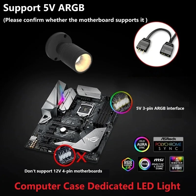 QITU 1W 3W ARGB 5V 3Pin Header - Pc Gaming Second recensione e prezzo