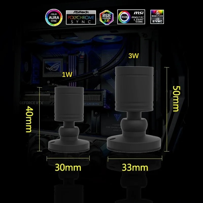 QITU 1W 3W ARGB 5V 3Pin Header - Pc Gaming Second recensione e prezzo