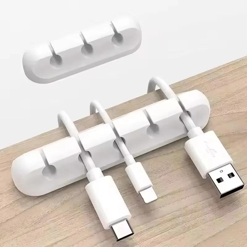 Clip in silicone per cavi USB, - Desk Cable Organizer recensione e prezzo