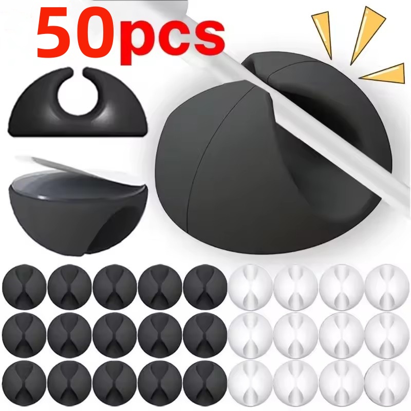 5/50 pz Cavo Clip Avvolgitore  - Desk Cable Organizer recensione e prezzo
