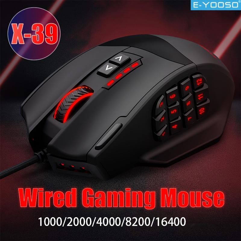 E-YOOSO Mouse da gioco cablato - Mouse Bungee Holder recensione e prezzo
