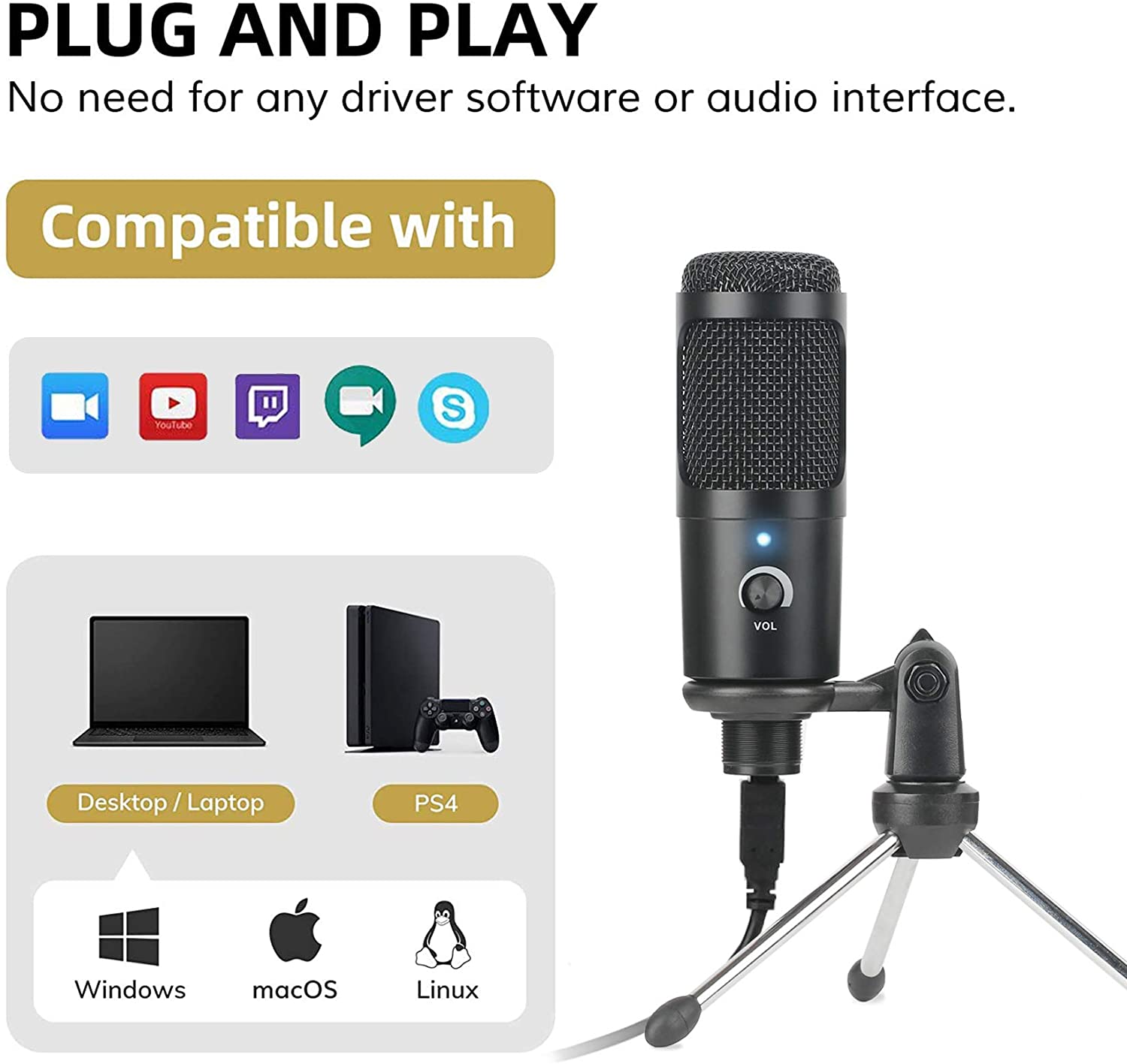 Microfono da registrazione con - Pc Gaming Youtubers recensione e prezzo