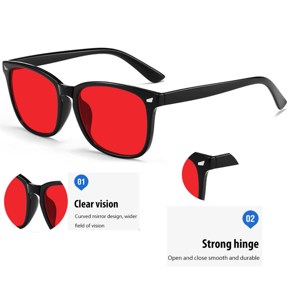 Occhiali con lenti rosse per b - Gaming Glasses Blue Light recensione e prezzo