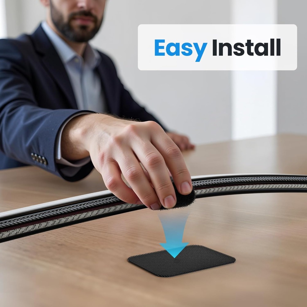 4-28 Set Fascette Autoadesive  - Desk Cable Organizer recensione e prezzo