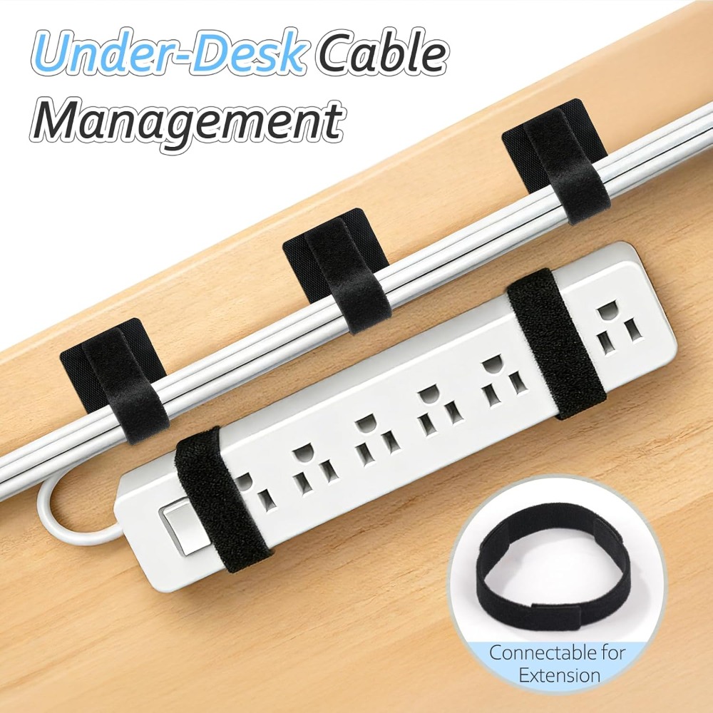 4-28 Set Fascette Autoadesive  - Desk Cable Organizer recensione e prezzo