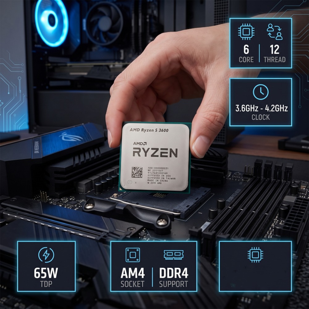 Processore AMD Ryzen 5 3600 pe - Pc Gaming Ryzen 5 recensione e prezzo