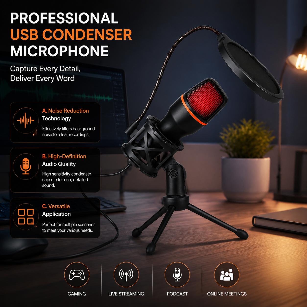 Kit microfono a condensatore p - Pc Gaming Youtubers recensione e prezzo