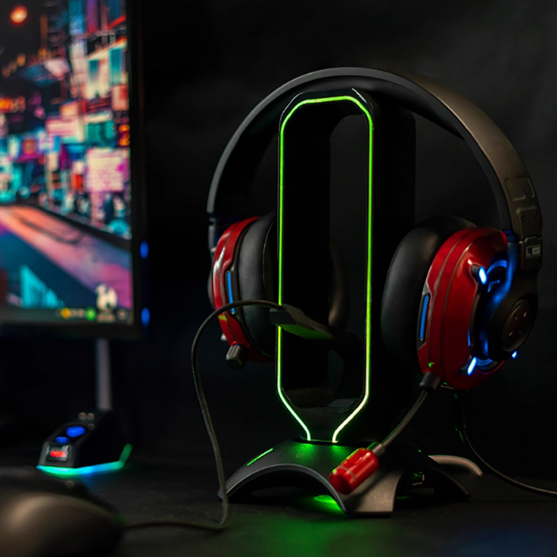 Supporto per cuffie RGB con su - Mouse Bungee Holder recensione e prezzo