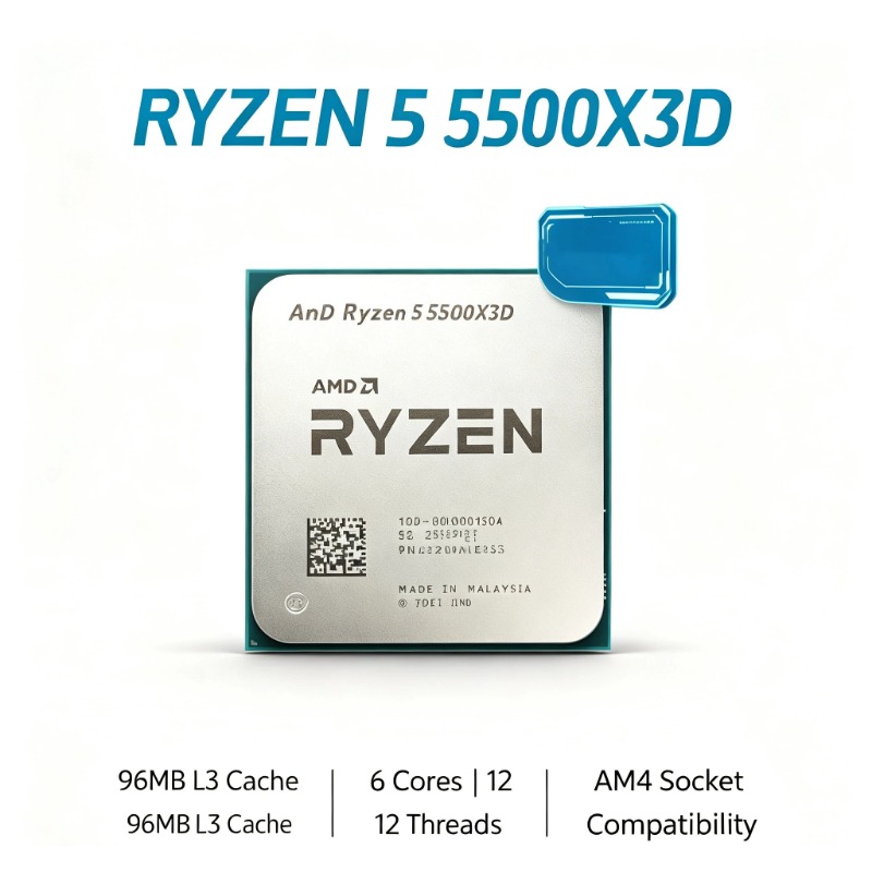 Processore AMD Ryzen 5 5500X3D - Pc Gaming Ryzen 5 recensione e prezzo