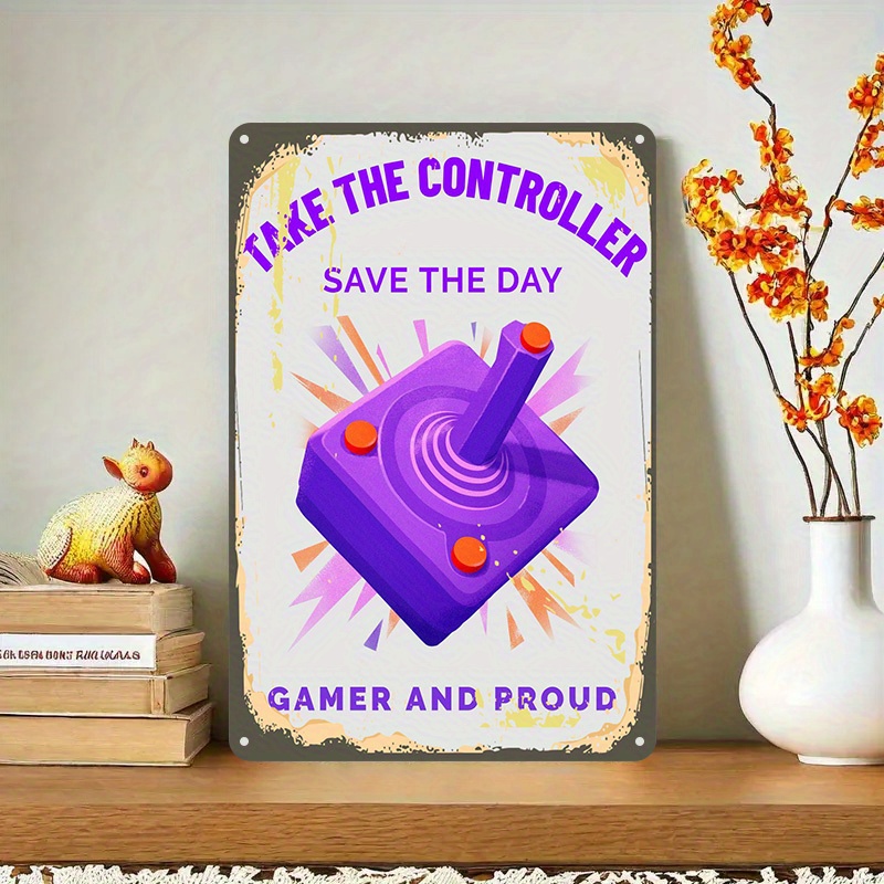 Divertente targa in metallo a  - Gaming Controller recensione e prezzo