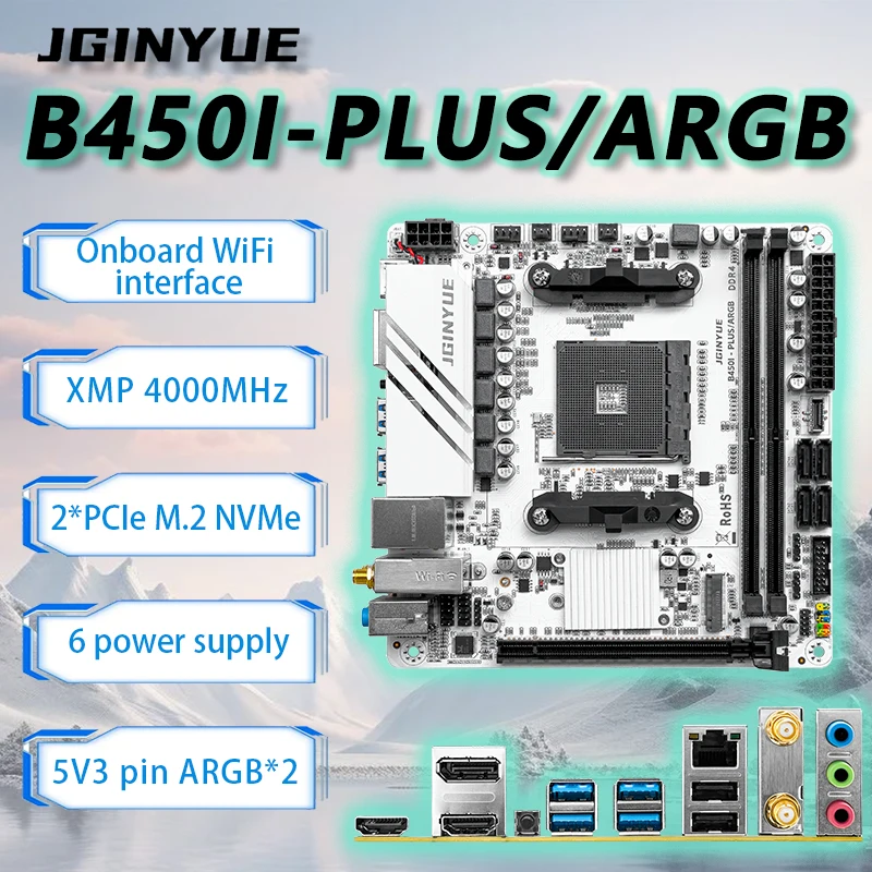 Set Scheda Madre JGINYUE B450  - Pc Gaming Ryzen 5 recensione e prezzo