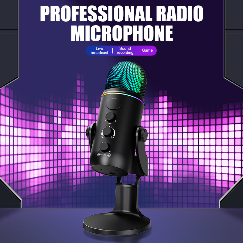 Microfono Gaming RGB USB, Plug - Pc Gaming Youtubers recensione e prezzo