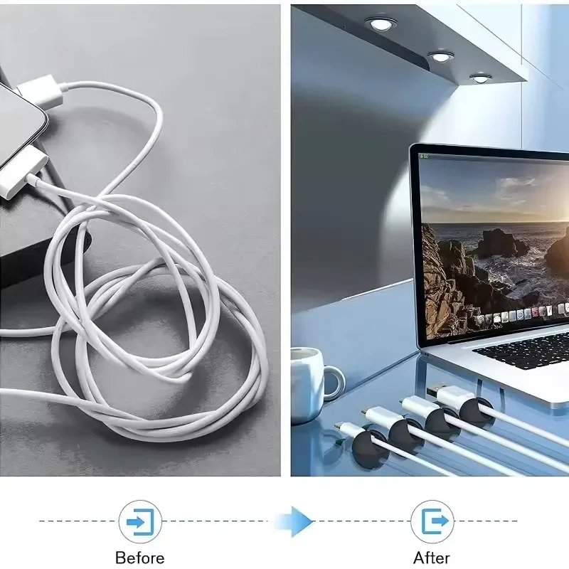 5/50 pezzi clip per cavi da pa - Desk Cable Organizer recensione e prezzo